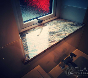 Granite window sill