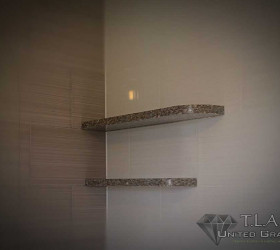 Granite shelves