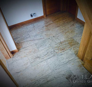 Granite floor tiles