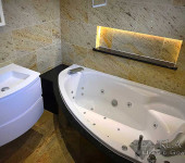 Granite bathroom tiles